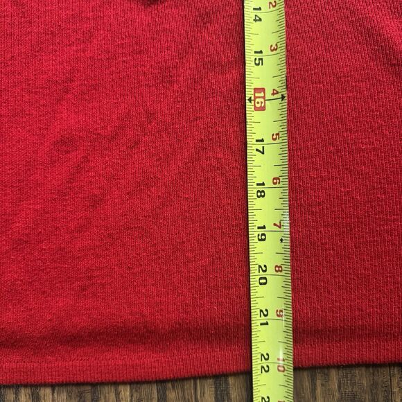 White Stag Sleeveless Sweater Womens Size XL Flag Heart Patriotic July 4th - Picture 5 of 8